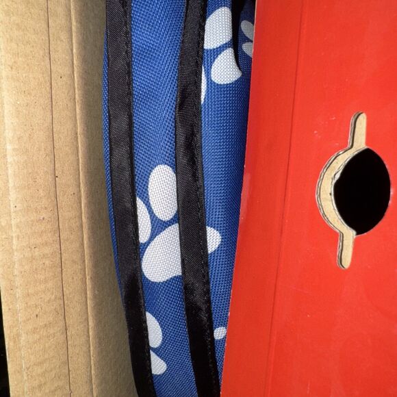 NEW Swimways Pool Spring Dog Float Paddle Paws Inflatable Packable Raft 65lb - Picture 7 of 7